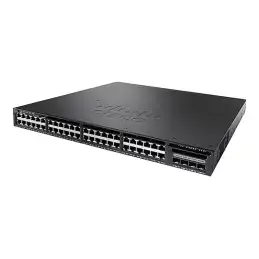 Cisco Catalyst 3650-48FQ-L - Commutateur - Géré - 48 x 10 - 100 - 1000 (PoE+) + 4 x 10 Gigabit SFP+... (WS-C3650-48FQ-L)_1